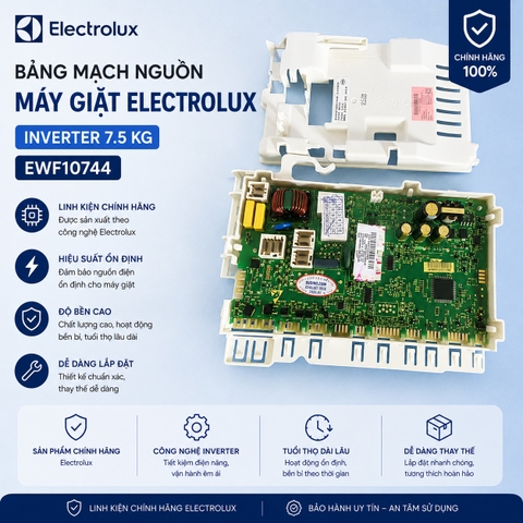 Bảng Mạch Nguồn Máy giặt Electrolux Inverter 7.5 kg EWF10744