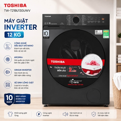 Máy giặt Toshiba Inverter 12 kg TW-T21BU130UWV