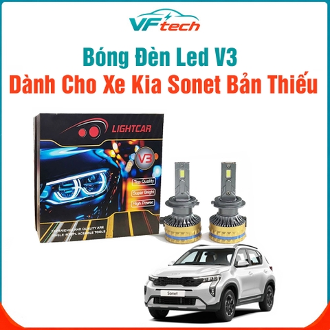Bóng Led V3 Cho Xe Kia SONET Bản Thiếu