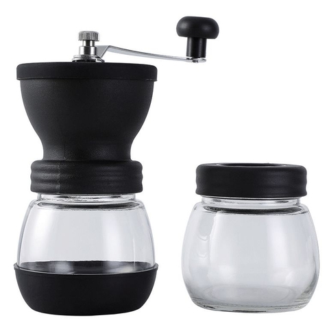 Máy Xay Cà Phê Tay Cao Cấp – Tặng Kèm Bình Thủy Tinh Borosilicate