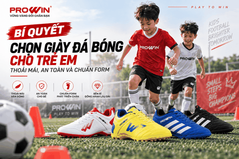 Bí Quyết Chọn Giày Đá Bóng Cho Trẻ Em: Đúng Size, Đúng Form Và Đúng Mặt Sân