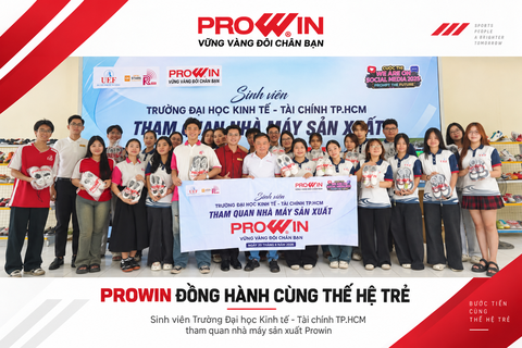 PROWIN Đồng Hành Cùng Top 10 “We Are On Social Media 2026”: Trải Nghiệm Thực Tế Quy Trình Sản Xuất Giày Việt