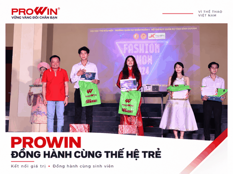 Prowin nhà tài trợ cuộc thi FASHION SHOW 2024