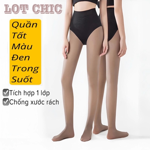 [MỚI 2025] Quần Tất Nữ Hàng QC Màu Đen Trong Suốt & Màu Da Tự Nhiên, có phân loại 100g lót nỉ và 200g lót lông, Quần tất giữ nhiệt LOT CHIC  chất dai bền chống xước rách