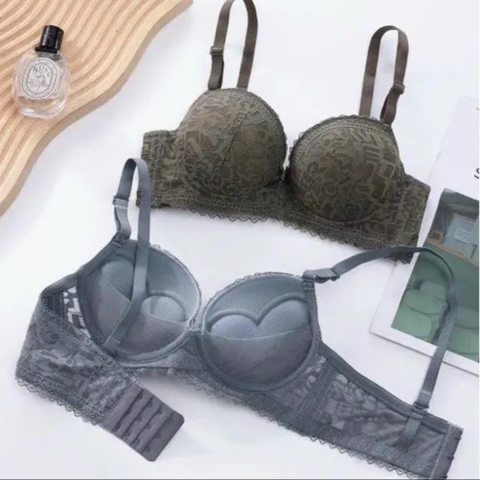 [A912] Áo lót Nữ phối ren không gọng đệm dày 5,5cm nâng đẩy V1 đẹp