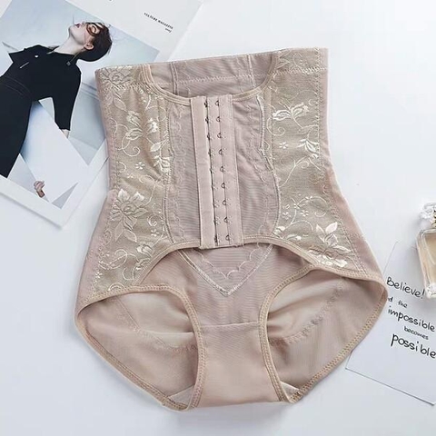 Quần lót gen khuy cài cạp cao che mỡ bụng GMC