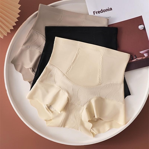 [VIP_2043] Quần Lót Nữ Cạp cao chất lụa mềm mại,Combo 3 (Hoặc Lẻ 1 màu) quần lót nâng mông chống xệ ôm V2, Lót vải kháng khuẩn thoáng khí Women, Nhung