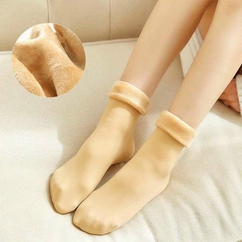Tất chất cổ cao lót lông siêu ấm