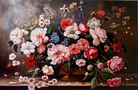 437 flowers vase 120x80