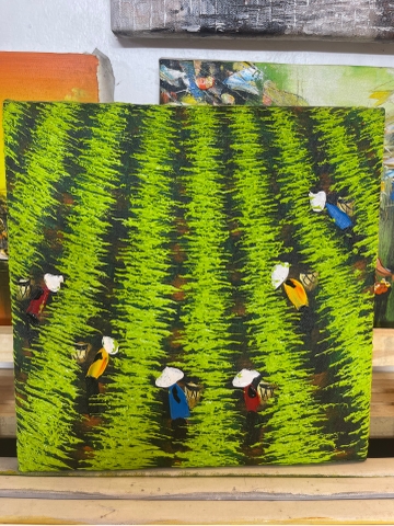 27 tranh đồi chè 30x30