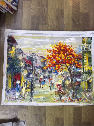 512 phố cổ áo dài 80x60
