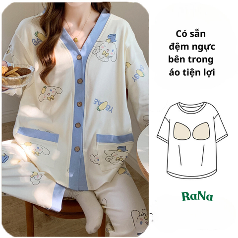 Quần Dài Áo Dài Tay Mẹ Bầu