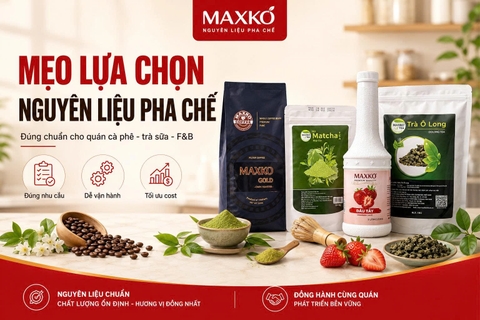 Mẹo lựa chọn nguyên liệu pha chế đúng chuẩn cho quán F&B