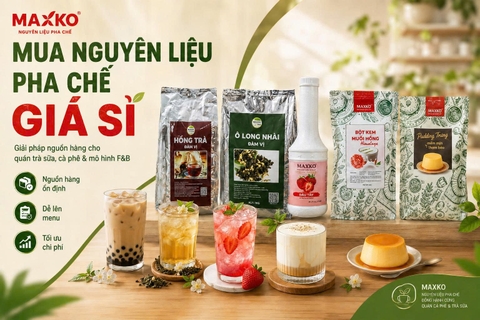 Mua nguyên liệu pha chế giá sỉ: Checklist trước khi chốt đơn