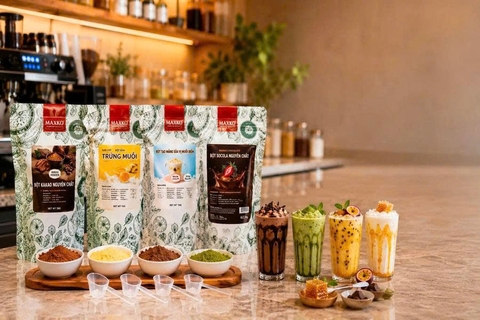 Hệ bột pha chế cho quán: bột nền, bột vị và bột topping