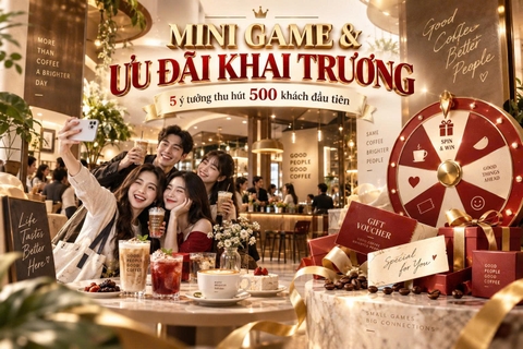 Mini game, ưu đãi khai trương – 5 ý tưởng có 500 khách đầu tiên