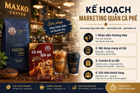 Kế hoạch marketing quán cà phê 90 ngày từ khai trương đến khách quay lại