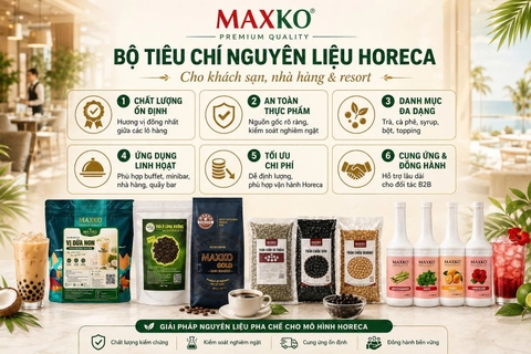Bộ tiêu chí nguyên liệu Horeca cho khách sạn, nhà hàng và resort