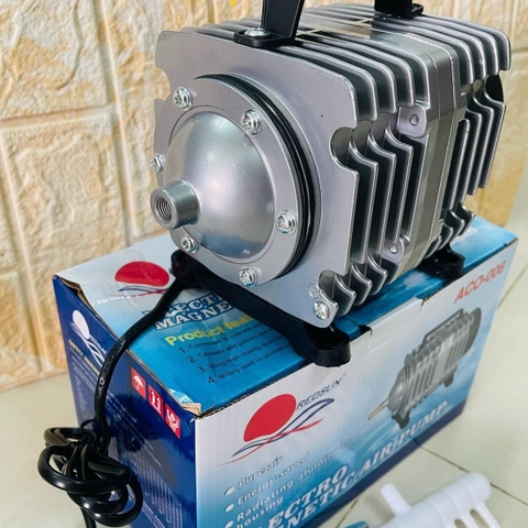 Máy sục sủi thổi khí oxy hồ cá cảnh Resun ACO-006 80w 88L/phut