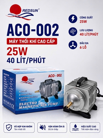 MÁY THỔI KHÍ REDSUN ACO-002 – 25W | 40 LÍT/PHÚT