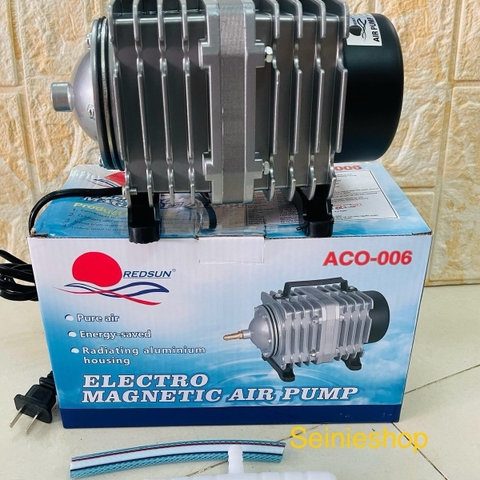 Máy sục sủi thổi khí oxy hồ cá cảnh Resun ACO-006 80w 88L/phut