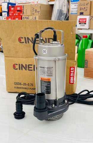 Máy bơm chìm 1 HP CinenD QSD6-20-0.75