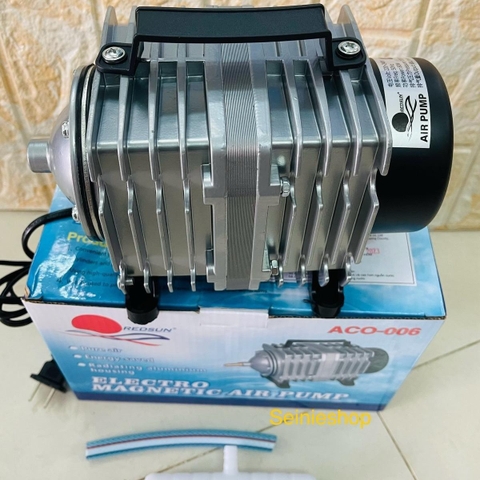 Máy sục sủi thổi khí oxy hồ cá cảnh Resun ACO-006 80w 88L/phut