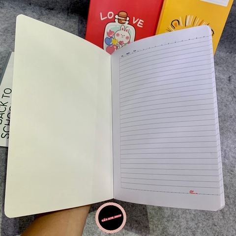 Vở kẻ ngang 80 trang, giấy trắng tự nhiên, chống loá