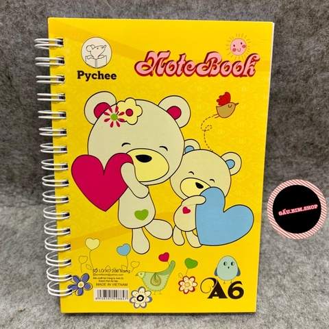 Sổ lò xo 200 trang khổ A6 - mua càng NHIỀU giá càng RẺ