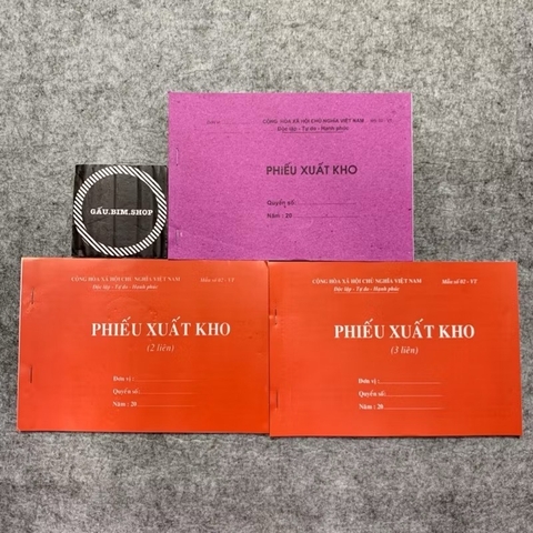 Khổ A5 - Hoá đơn bán lẻ, phiếu thu, phiếu chi, phiếu nhập kho, phiếu xuất kho - 1 liên, 2 liên, 3 liên