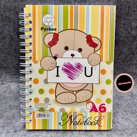 Sổ lò xo 200 trang khổ A6 - mua càng NHIỀU giá càng RẺ