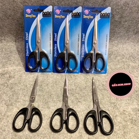 Kéo văn phòng thép không gỉ dài 16cm (mã F160)