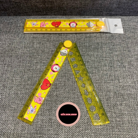 Combo 10 Thước kẻ gấp 30cm (có thể gập lại) nhựa cao cấp