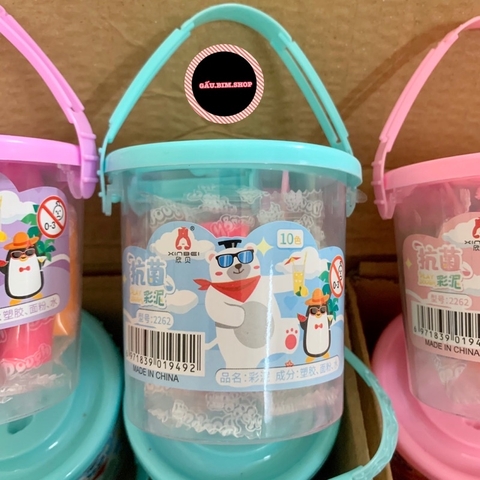 Đất nặn xô (10 màu/1 hộp)