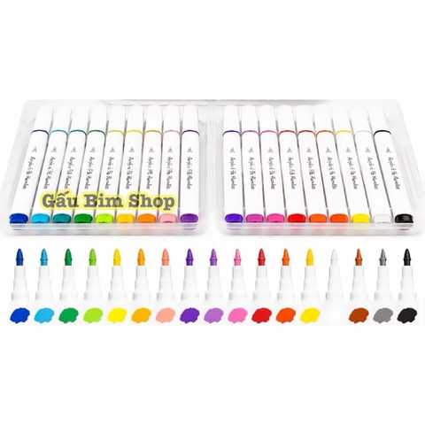 ￼Bút màu Acrylic Marker - 12/18/24 Màu - Tô Trên Mọi Chất Liệu
