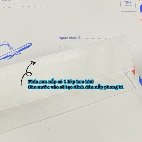 100 chiếc Phong bì có keo dán sẵn trắng, đẹp cao cấp (Định lượng 70)