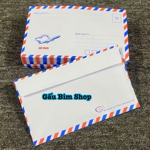 100 chiếc Phong bì có keo dán sẵn trắng, đẹp cao cấp (Định lượng 70)