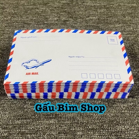 100 chiếc Phong bì có keo dán sẵn trắng, đẹp cao cấp (Định lượng 70)