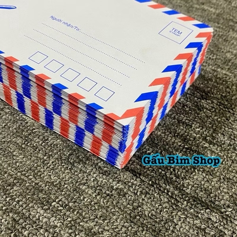 100 chiếc Phong bì có keo dán sẵn trắng, đẹp cao cấp (Định lượng 70)
