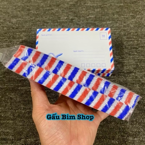 100 chiếc Phong bì có keo dán sẵn trắng, đẹp cao cấp (Định lượng 70)
