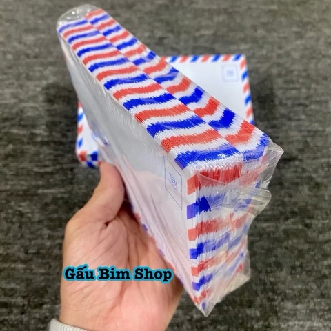 100 chiếc Phong bì có keo dán sẵn trắng, đẹp cao cấp (Định lượng 70)