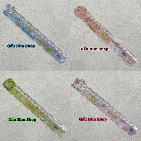 Thước kẻ nhựa 15cm hình dễ thương