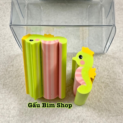Gôm, tẩy dài 5cm, đường kính 2cm có nhiều mẫu mã đặc sắc