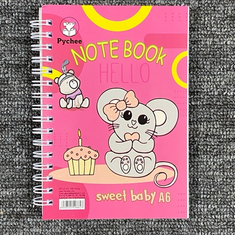 Sổ lò xo 200 trang khổ A6 - mua càng NHIỀU giá càng RẺ