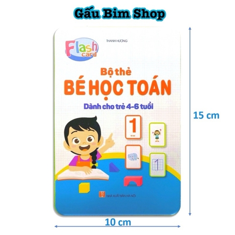 Bộ thẻ flashcard- Chữ cái và chữ ghép / Bé học Toán cho bé học tiếng việt (khổ lớn 10x15cm) - Mua càng NHIỀU giá càng RẺ