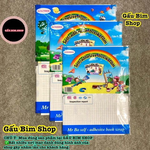 Bọc sách, bọc vở Decal chuyên dụng hàng cao cấp loại 1, dính bề mặt tốt, bám giấy