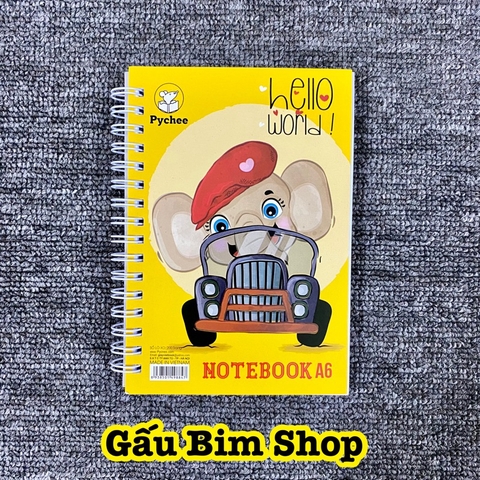 Sổ lò xo 200 trang khổ A6 - mua càng NHIỀU giá càng RẺ