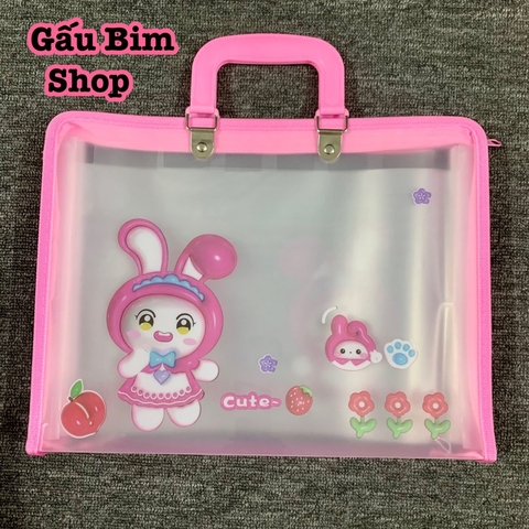 Cặp học thêm 7 ngăn và 12 ngăn nhựa cao cấp (Mẫu mã thay đổi liên tục)