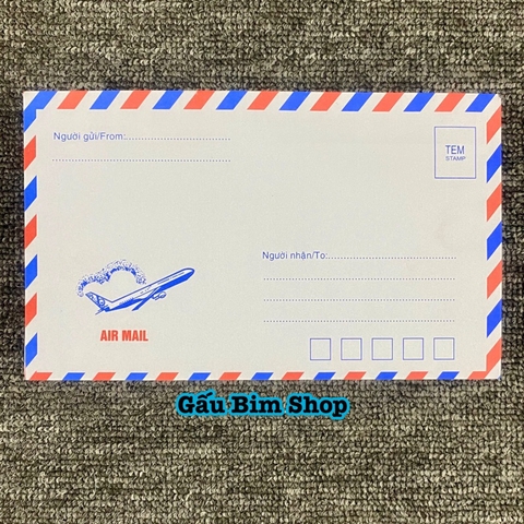 100 chiếc Phong bì có keo dán sẵn trắng, đẹp cao cấp (Định lượng 70)