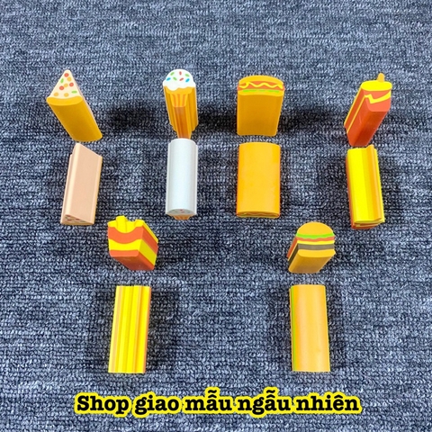 Gôm, tẩy dài 5cm, đường kính 2cm có nhiều mẫu mã đặc sắc